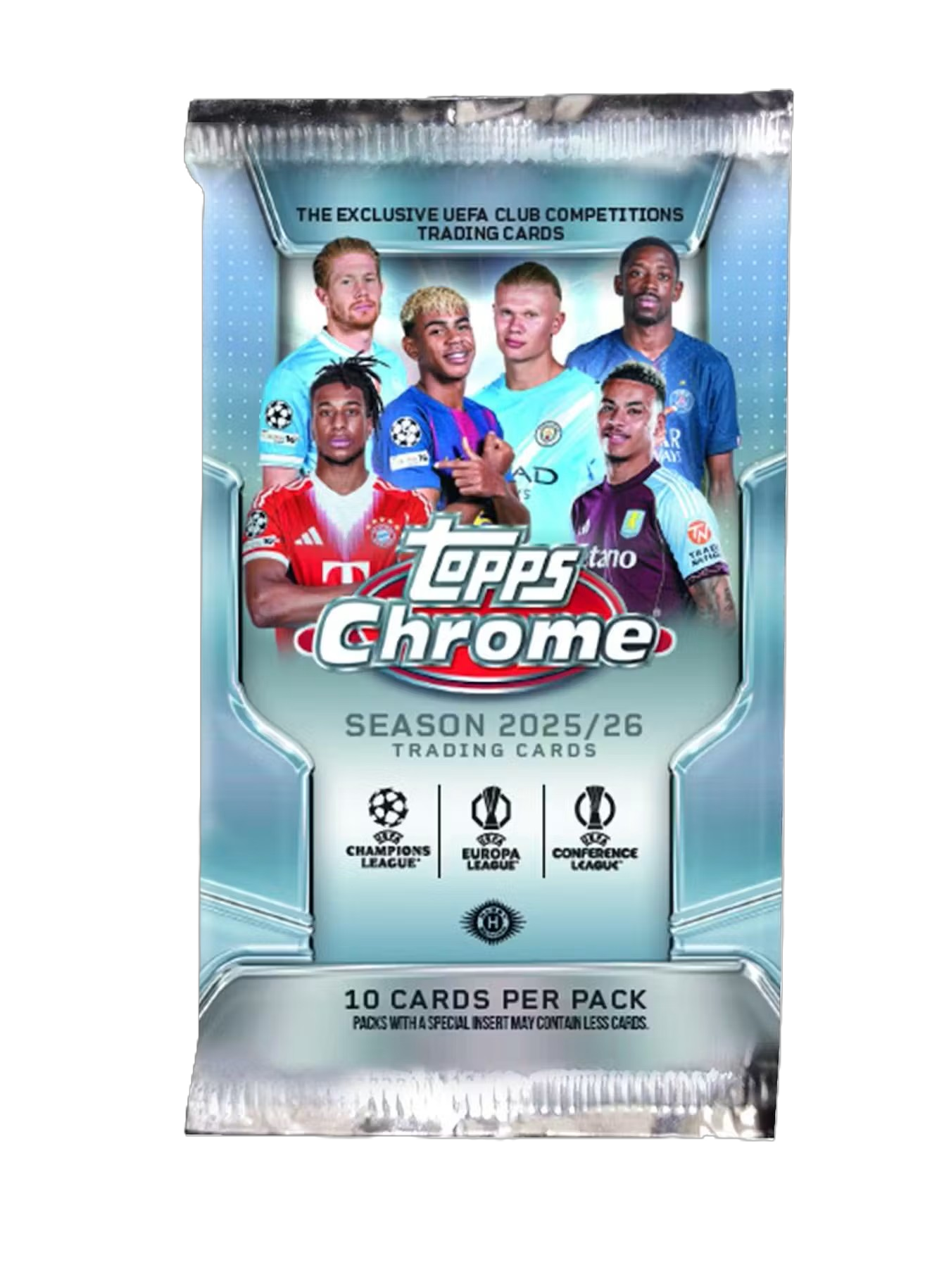 2025/26 Topps Chrome UEFA Club Competitions Soccer Jumbo Pack