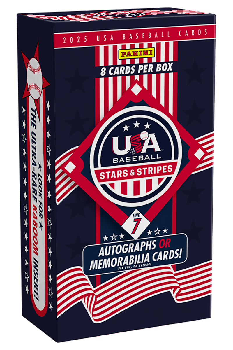 rare baseball card packs 2025 Panini Stars & Stripes Hobby Box war era or the iconic decades of the 1940s FIRST LOOK: Unboxing the very
