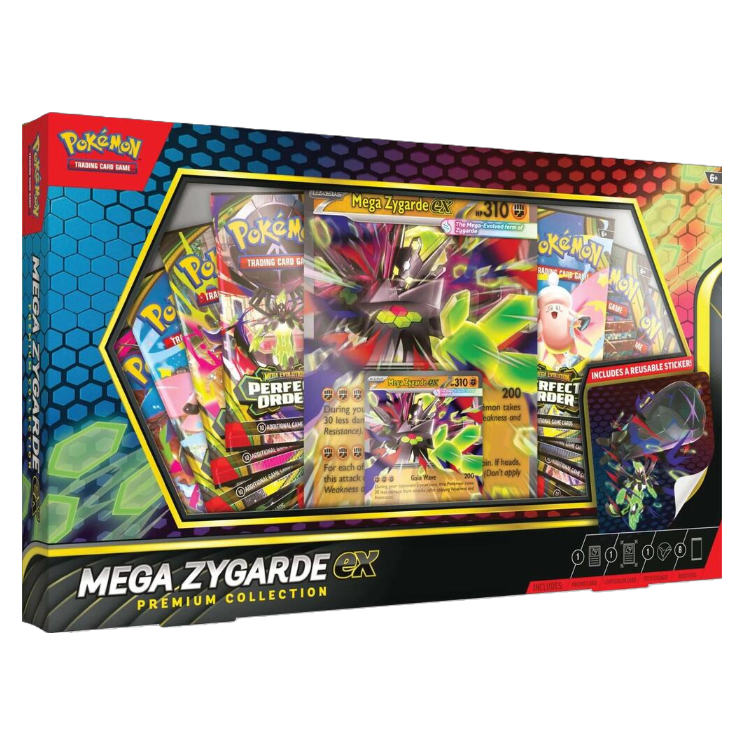 shiny mega pokemon cards Pokemon Mega Zygarde ex Premium Collection Box – CardCollector2