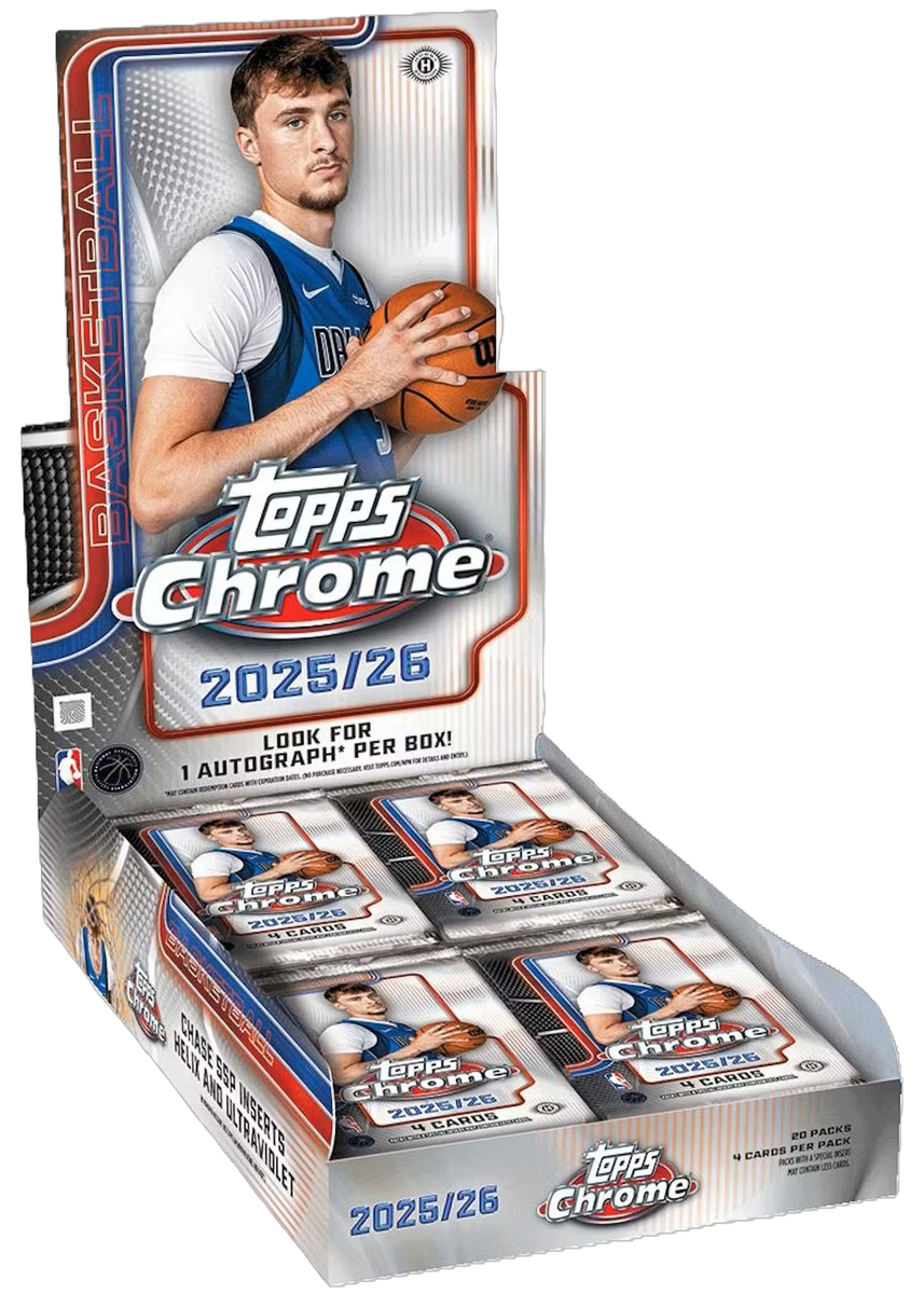 2025-26 Topps Chrome Basketball Hobby Box – CardCollector2