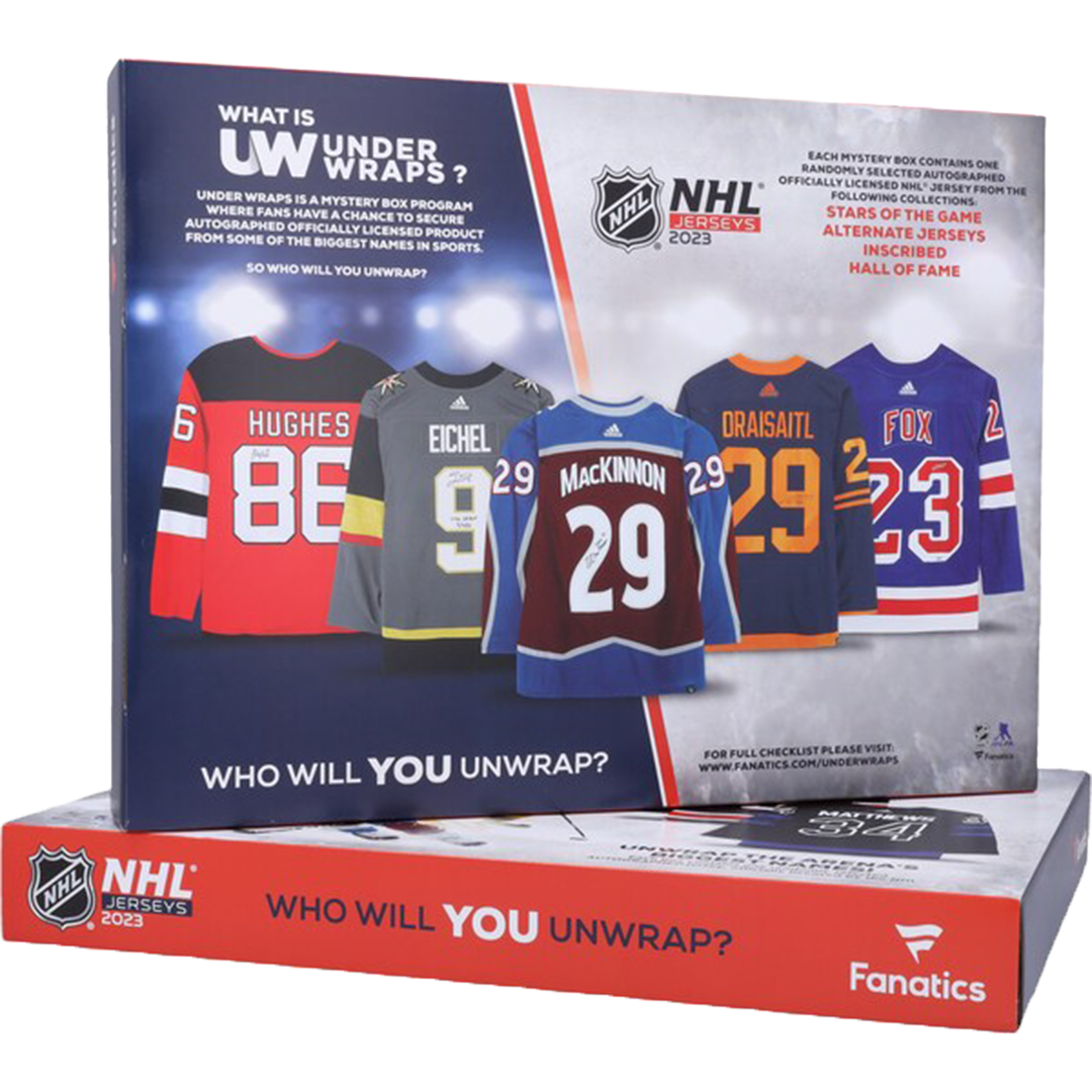 2023 Under Wraps Single Autographed NHL Jersey Box Fanatics 2023 Under Wraps Single Autographed NHL Jersey Box Fanatics