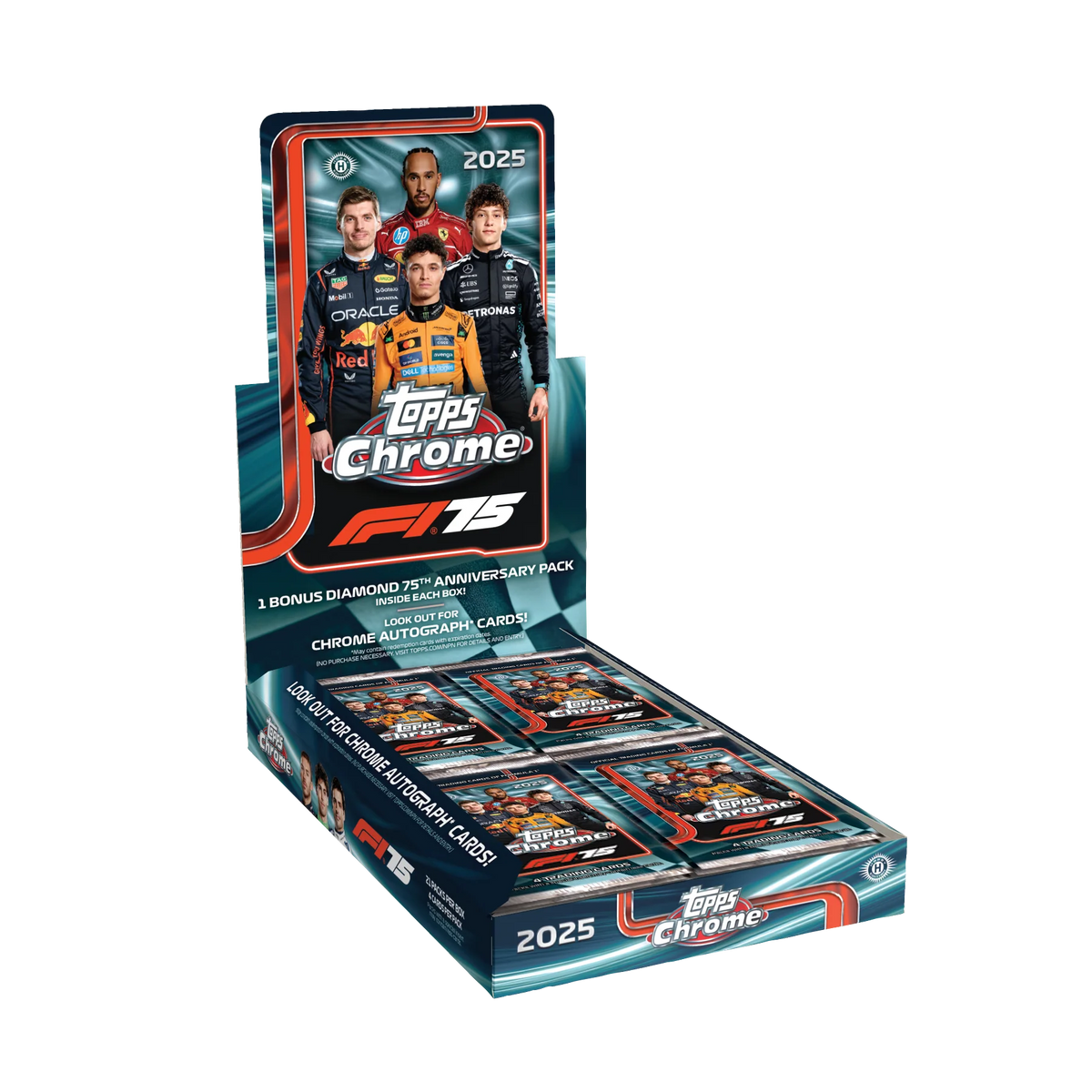 2025 Topps Chrome Formula 1 Hobby Box – CardCollector2
