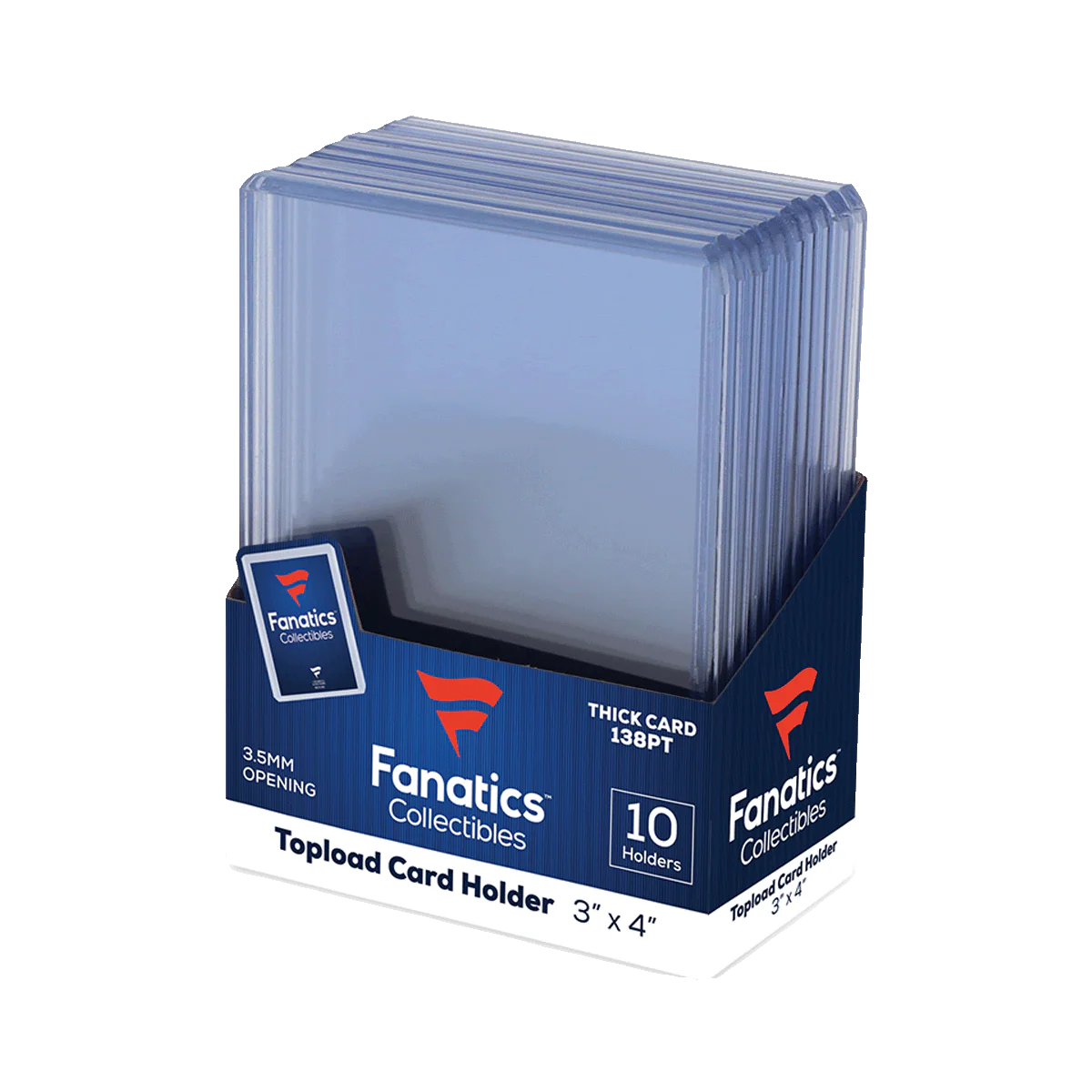 BCW Thick 138PT Top Load Card Holders - 3" X 4" Pack Of 10 For Jersey &  Memorabilia Cards Top Loaders