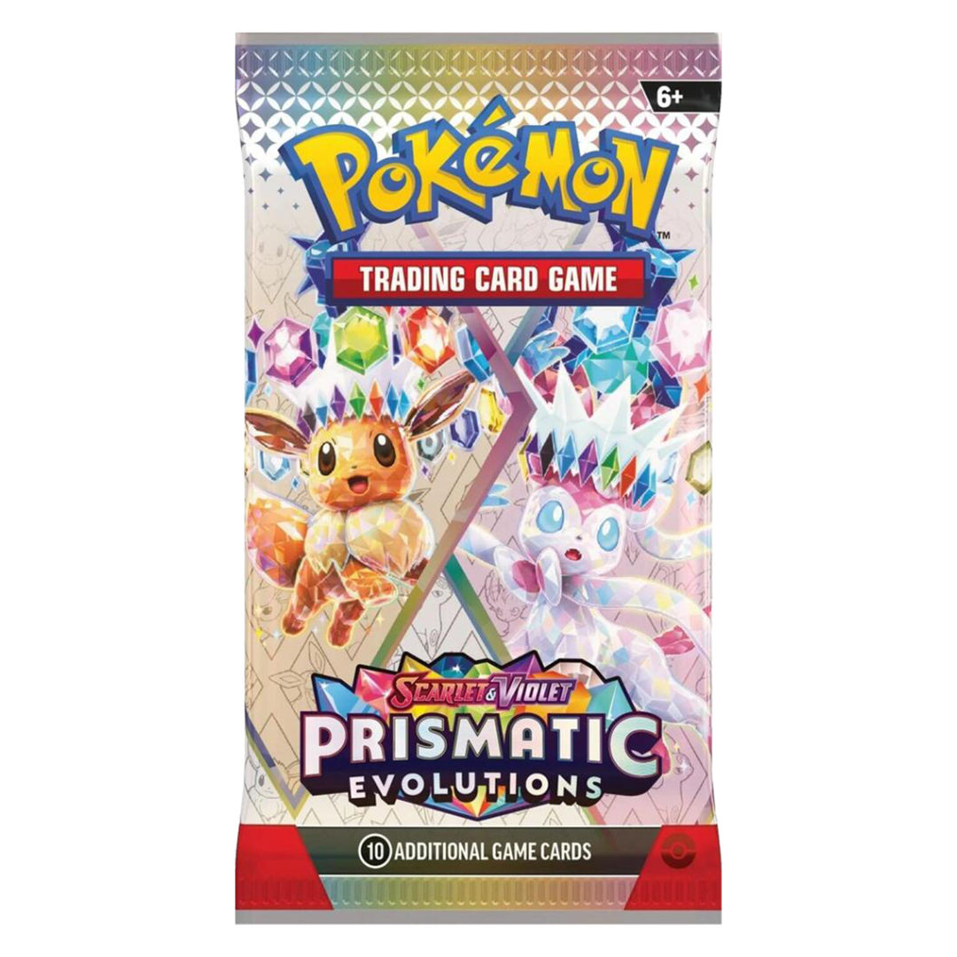 Pokemon Prismatic Evolutions Booster Pack SV:PRE CardCollector2 Pokemon Prismatic Evolutions Booster Pack SV:PRE CardCollector2