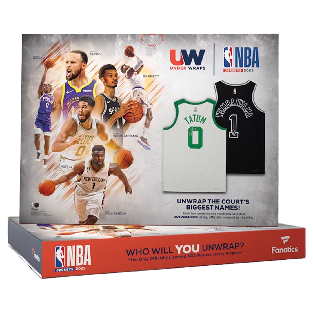 2023 Under Wraps Single Autographed NBA Jersey Box Fanatics Authentic CardCollector2