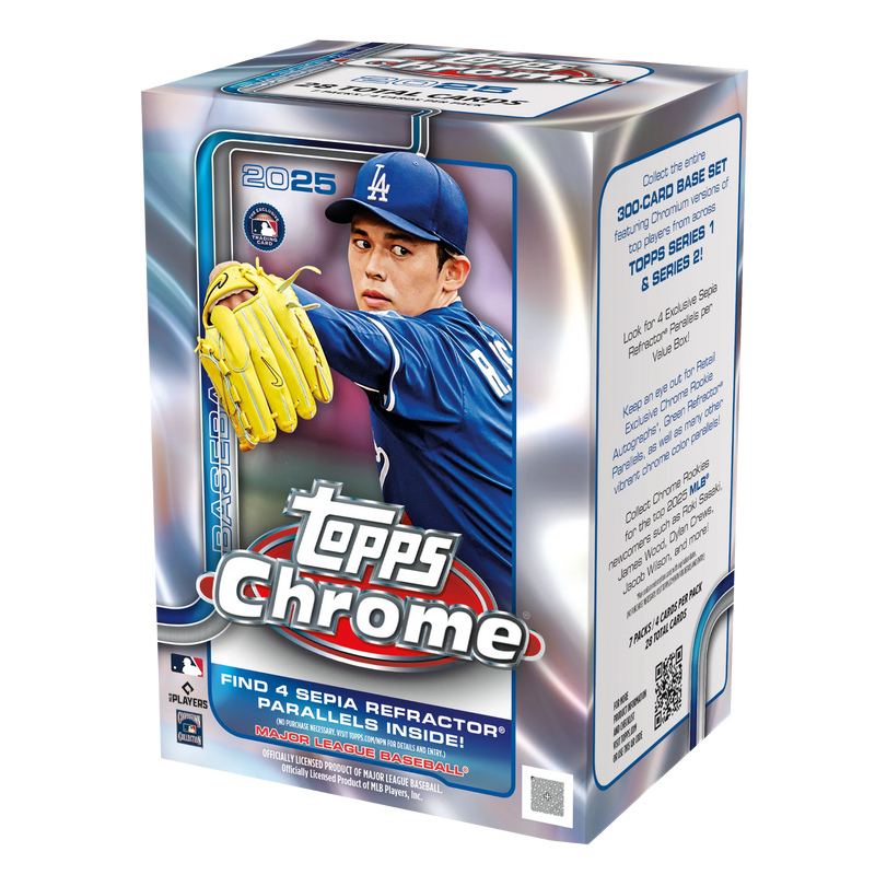 2025 Topps Chrome Baseball Blaster Box-1
