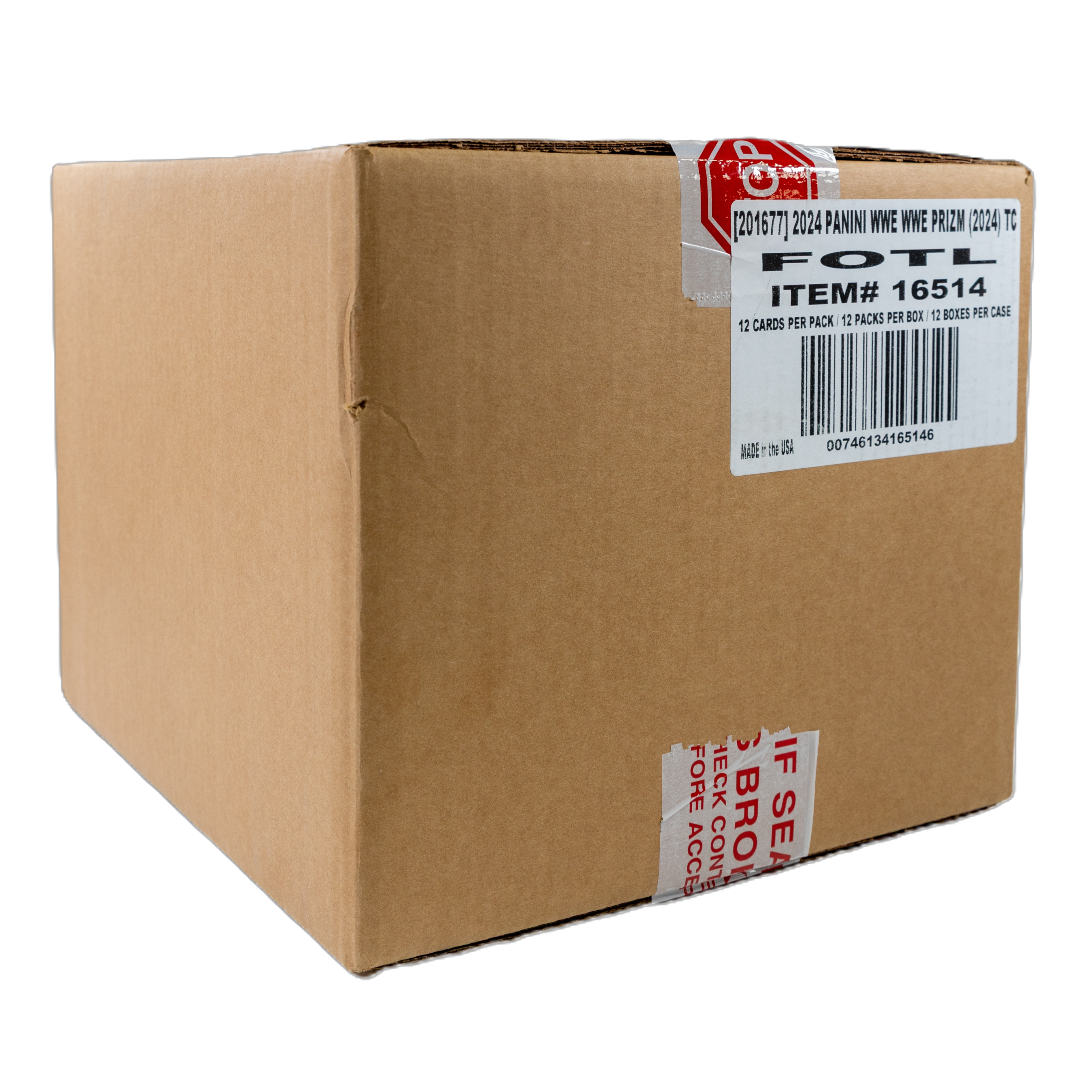 2024 Panini Prizm WWE FOTL (First Off The Line) Hobby 12-Box Case