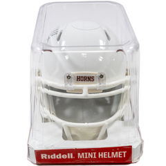 Arch Manning Autographed University of Texas White Mini Speed Replica Helmet-2