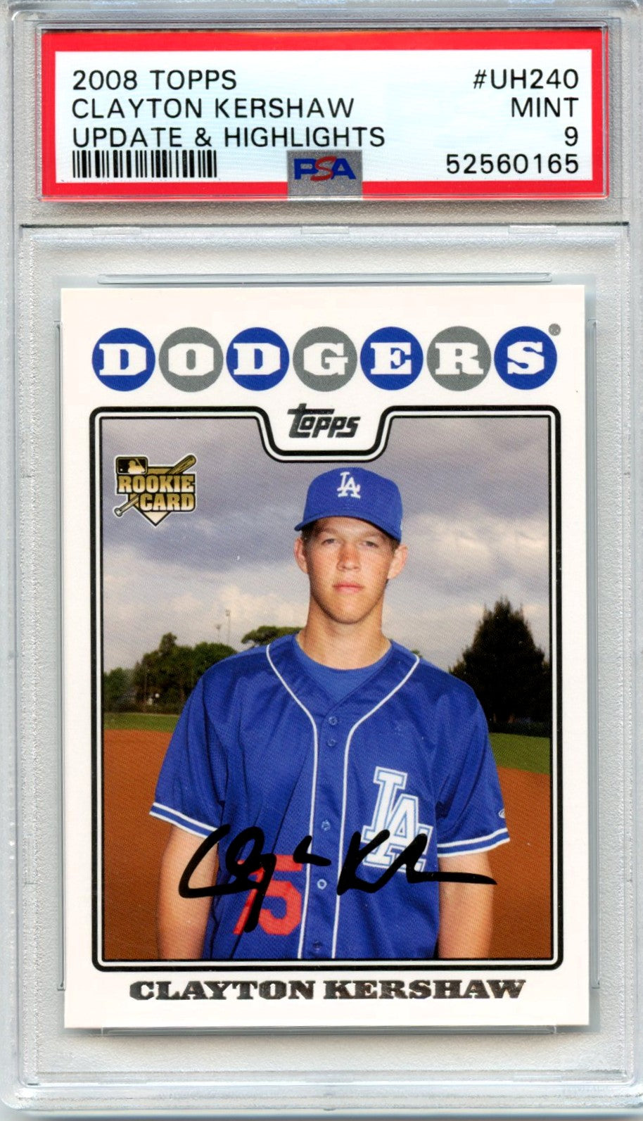 Clayton Kershaw 2008 Topps Update & Highlights #UH240