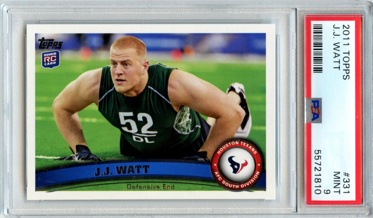 JJ Watt 2011 Topps #331 PSA 9