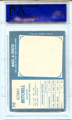 Bobby Mitchell 1961 Topps #70 PSA 7-2
