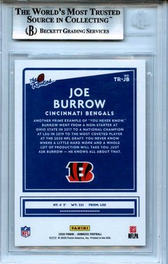 Joe Burrow 2020 Donruss The Rookies #1 BGS 9-2