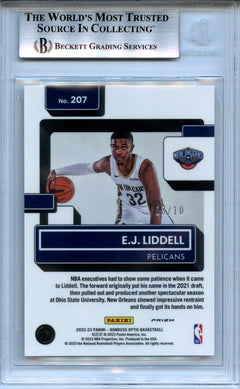 EJ Liddell 2022-23 Donruss Optic Gold Rated Rookie 8/10 #207 BGS 9-2
