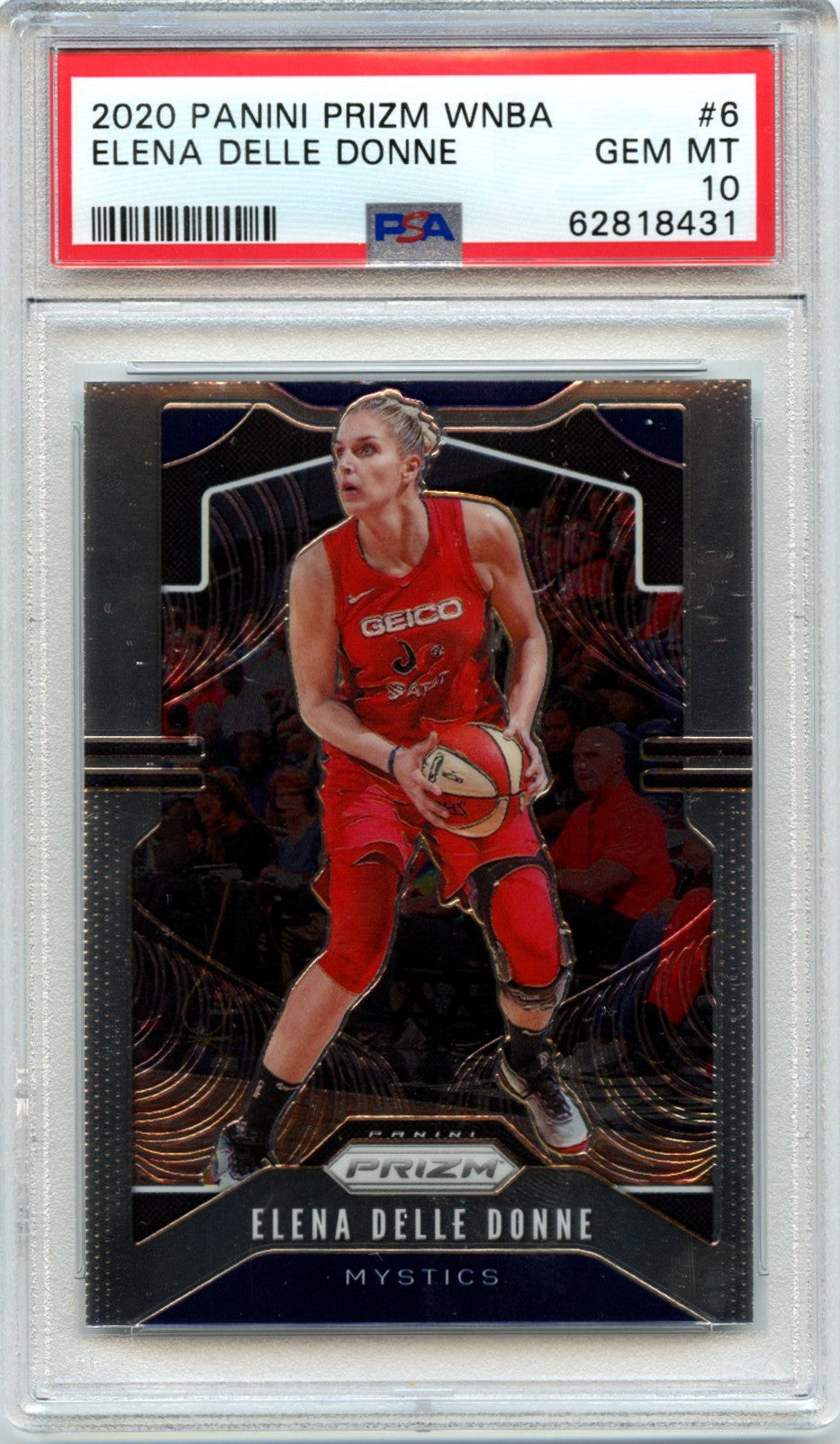 Elena Delle Donne 2020 Panini Prizm WNBA #6 PSA 10-1