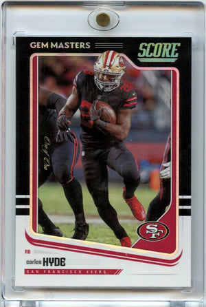 Carlos Hyde 2018 Panini Score Gem Masters 1/1 #282