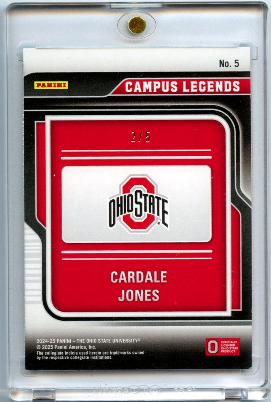 Cardale Jones 2024-25 Panini Ohio State NIL Campus Legends Green 2/5 #5