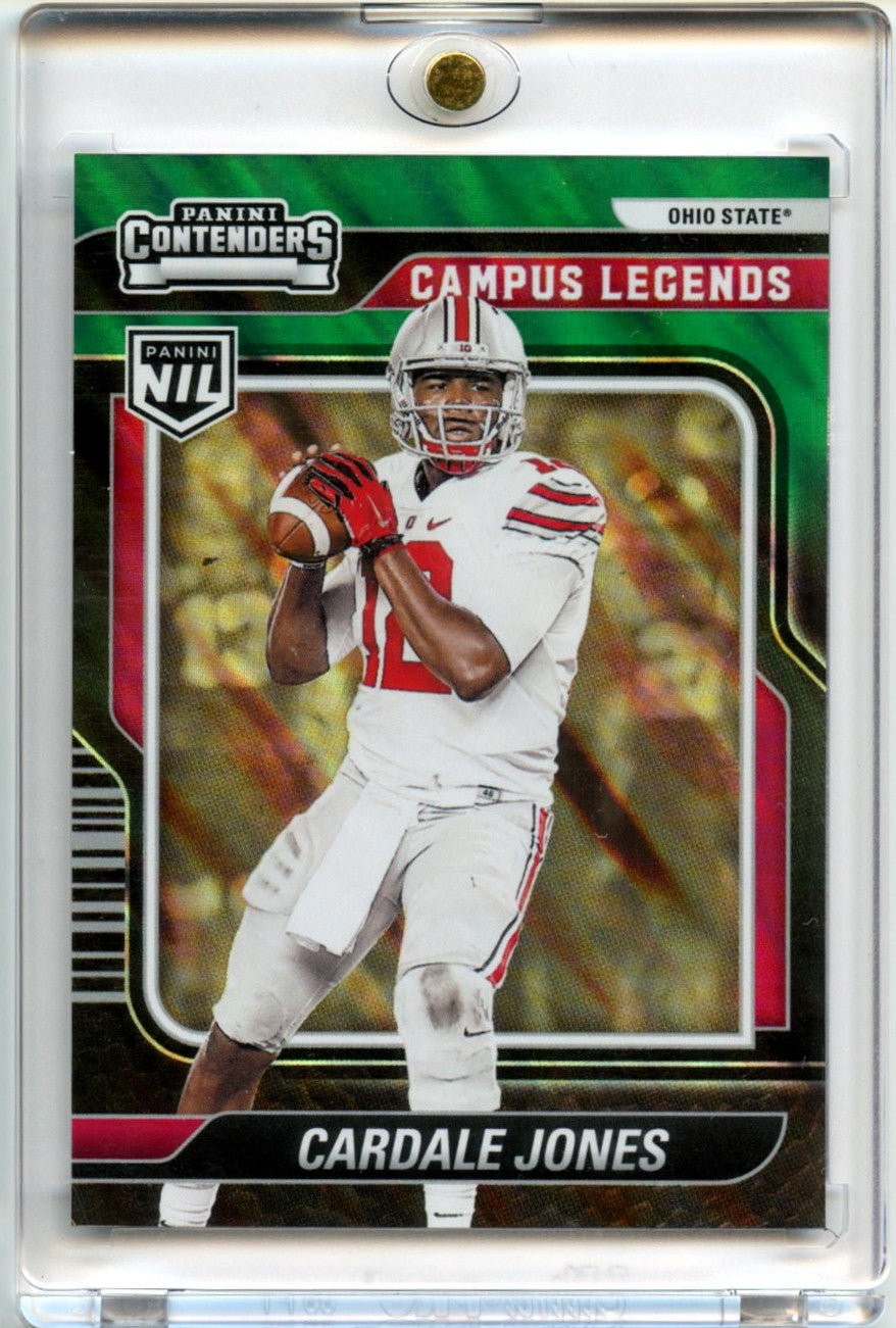 Cardale Jones 2024-25 Panini Ohio State NIL Campus Legends Green 2/5 #5