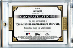 Joey Votto 2023 Topps Tier One Certified Limited Lumber Relic 1/1 #LLR-JV-2