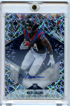 Nico Collins 2021 Phoenix Football Rookie Lazer Auto 26/99 #127-1