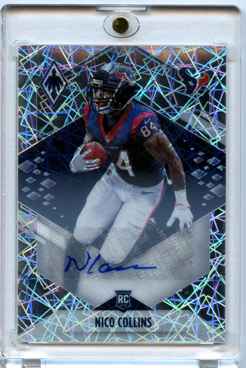 Nico Collins 2021 Phoenix Football Rookie Lazer Auto 26/99 #127-1