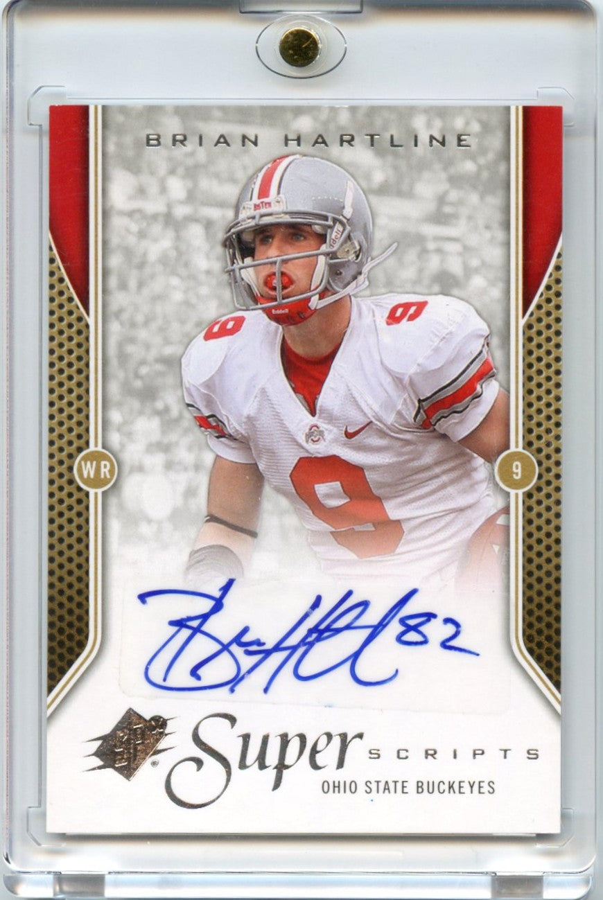 Brian Hartline 2010 SPX Football Super Scripts Auto #SS-BH