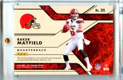 Baker Mayfield 2018 Panini Gold Standard Rookie Patch Auto 93/99 #201-2