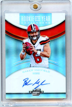Baker Mayfield 2018 Panini Contenders Optic Rookie Of The Year Contenders Auto #RYA-BM-1