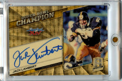 Jack Lambert 2019 Spectra Super Bowl Champion Superfractor 1/1 Auto #SBS-JL-1