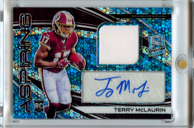 Terry Mclaurin 2019 Spectra Football Aspiring Rookie Patch Auto 58/99 #APA-19-1