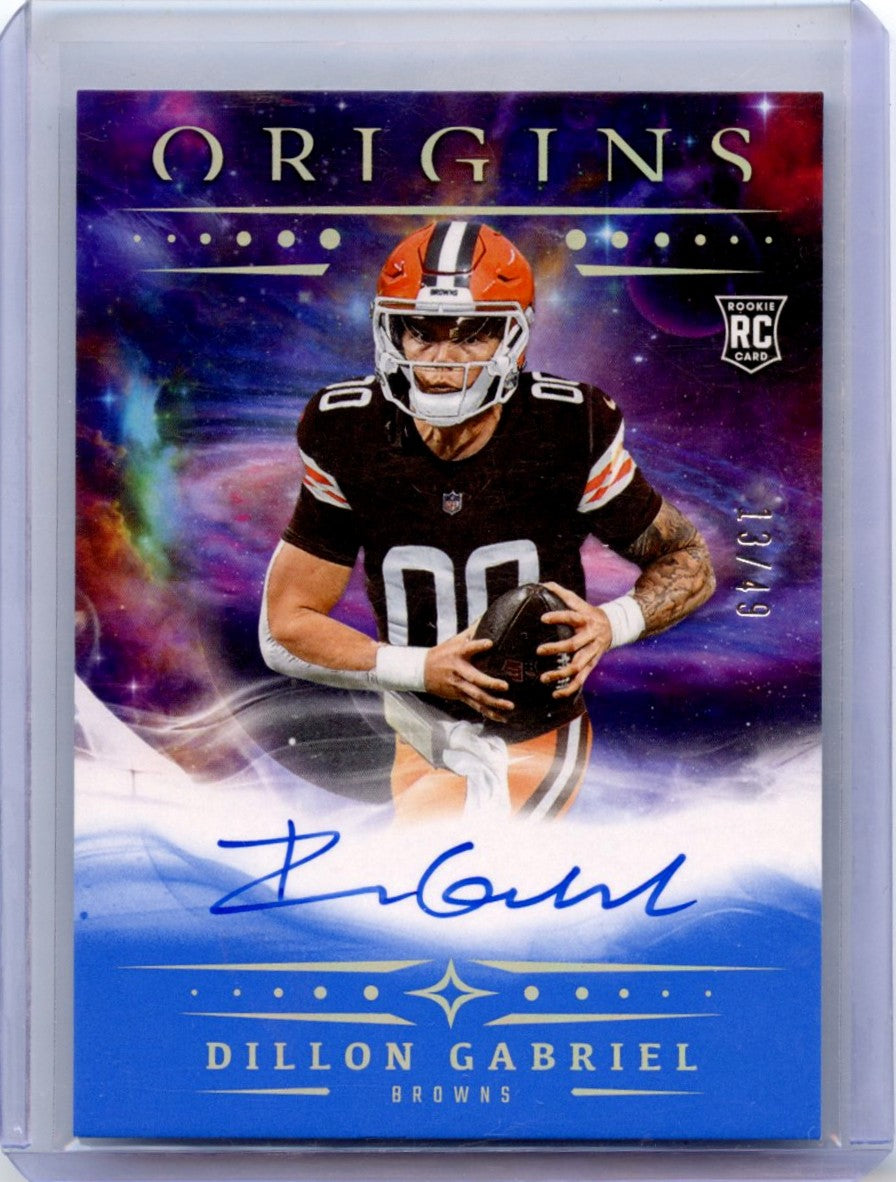 Dillon Gabriel 2025 Panini Origins Rookie Auto 13/49 #RA-DGA-1