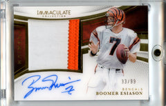 Boomer Esiason 2025 Immaculate Collection Football Premium Patch Auto 33/99 #PPA-BEN-1