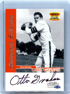 Otto Graham 1999 Fleer Sports Illustrated Greats Of The Game Autograph Collection Auto-1