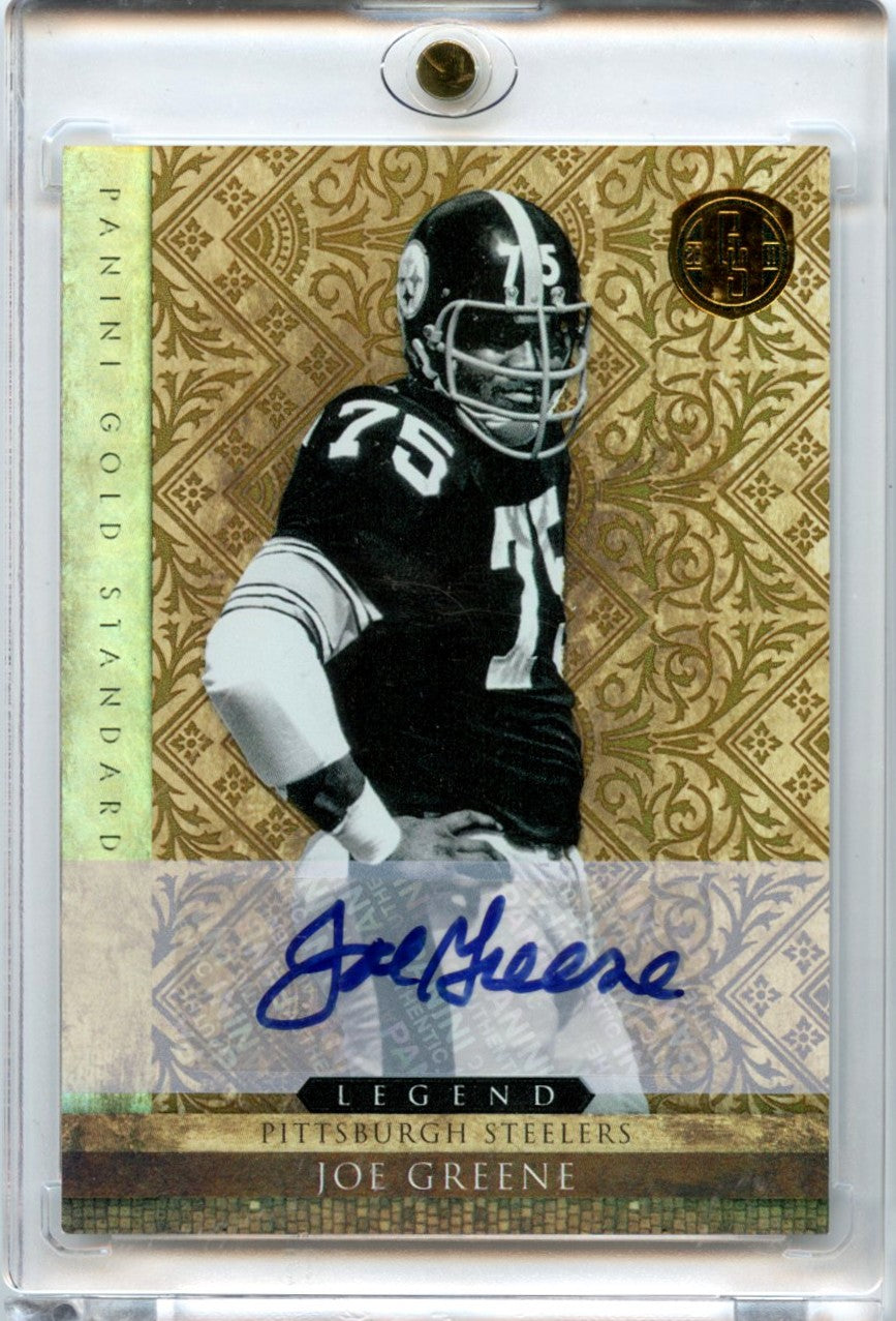 Joe Greene 2011 Panini Gold Standard Football Legend Auto 1/1 #111-1