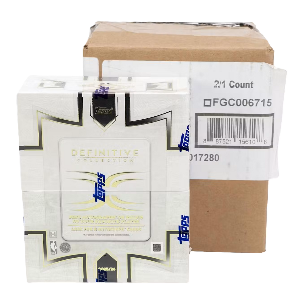 2025/26 Topps Definitive Collection Basketball Hobby 2-Box Case **PRESALE**-1