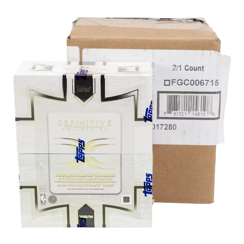 2025/26 Topps Definitive Collection Basketball Hobby 2-Box Case **PRESALE**-1