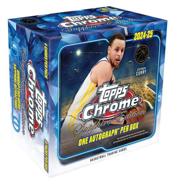 Product 2024-25 Topps Chrome Sapphire Edition Basketball Box Link