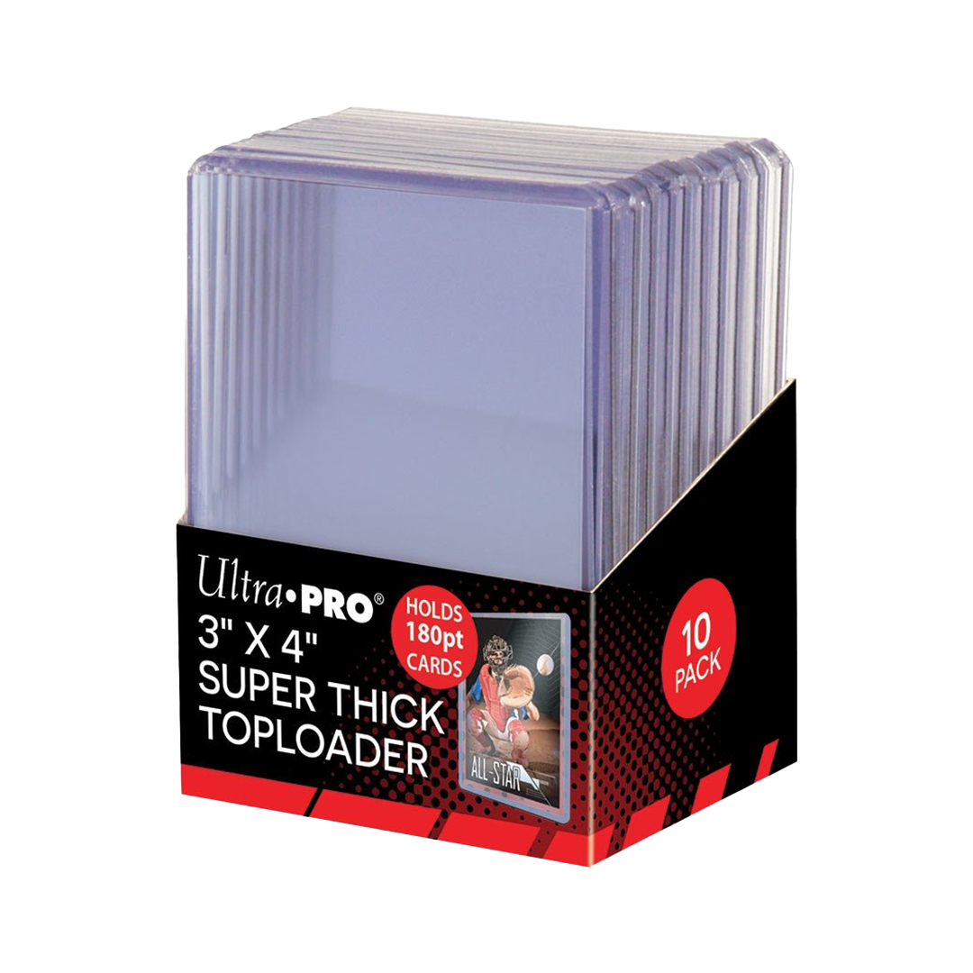 3"x 4" Super Thick 180PT Toploaders (10ct)