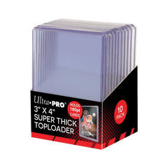 3"x 4" Super Thick 180PT Toploaders (10ct)-1