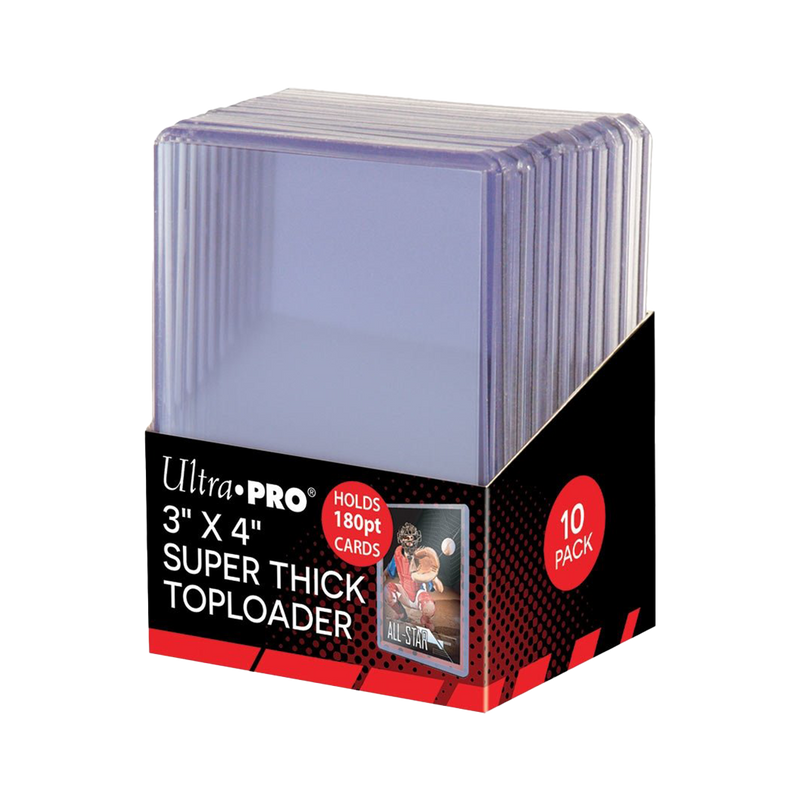 3"x 4" Super Thick 180PT Toploaders (10ct)-1