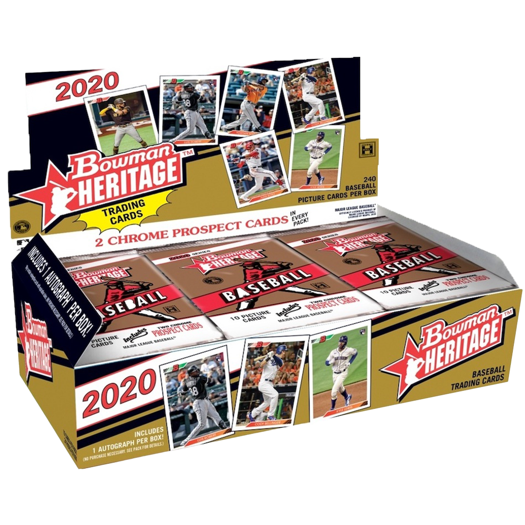 2020 Bowman Heritage Baseball Hobby Box-1