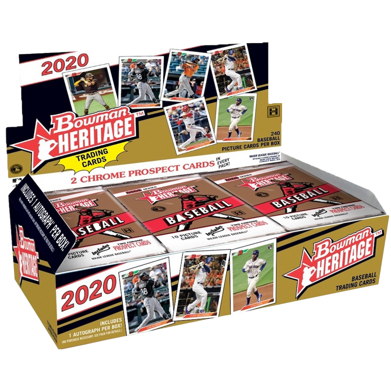 2020 Bowman Heritage Baseball Hobby Box-1