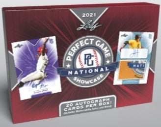 2021 Leaf Perfect Game National Showcase Hobby Box