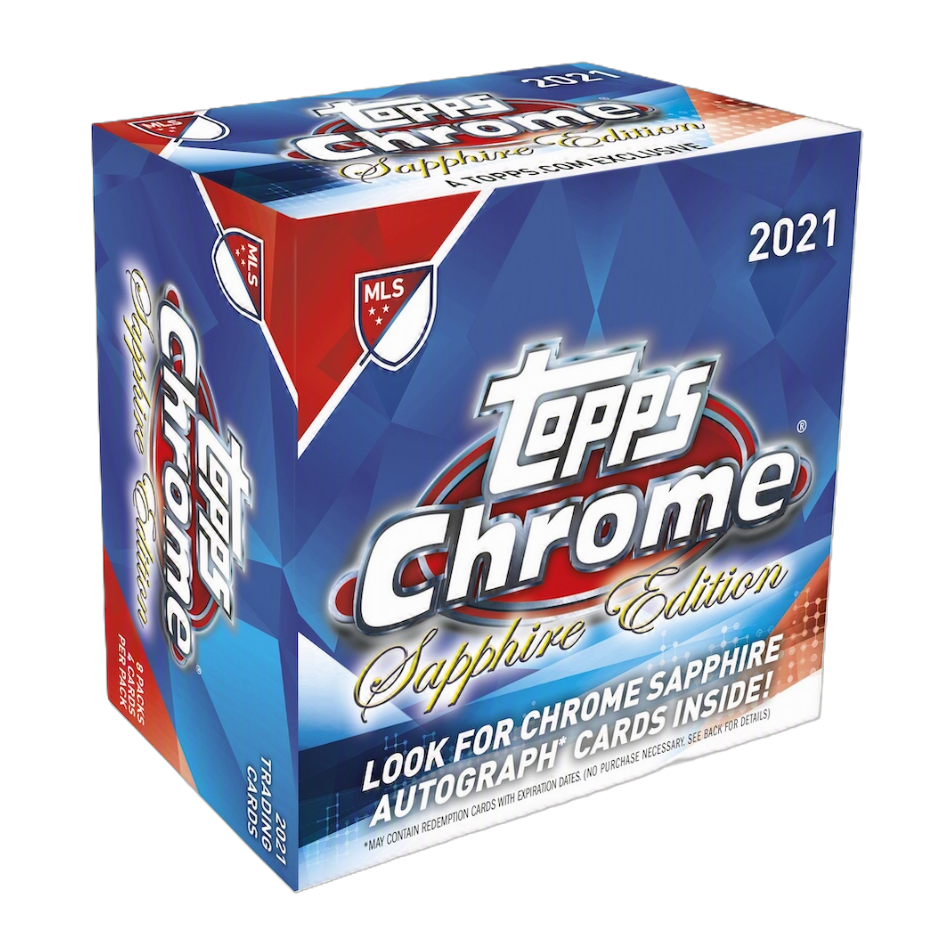 2021 Topps Chrome MLS Soccer Sapphire Edition Hobby Box-1