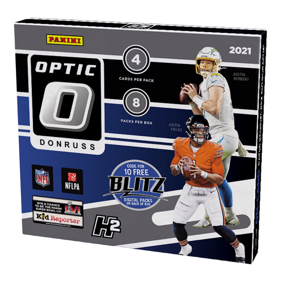 2021 Panini Donruss Optic Football H2 Hobby Hybrid Box