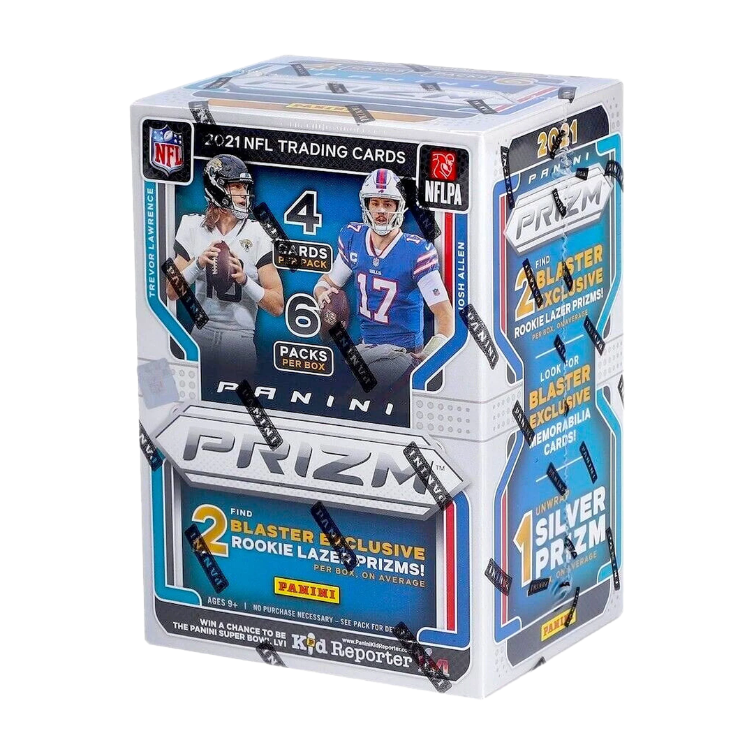 2021 Panini Prizm Football Blaster Box (Lazer Prizms)-1