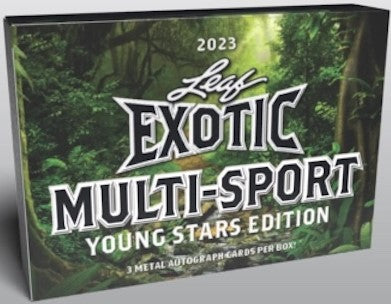 2023 Leaf Exotic Multi-Sport Young Star Edition Hobby Box
