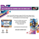 2022-23 Topps UEFA Club Competitions Finest Soccer Hobby Box