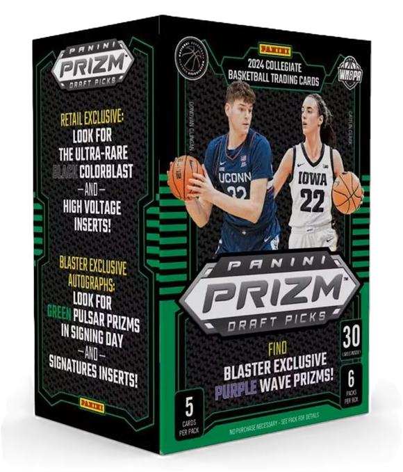 2024-25 Panini Prizm Draft Picks Collegiate Basketball Blaster Box