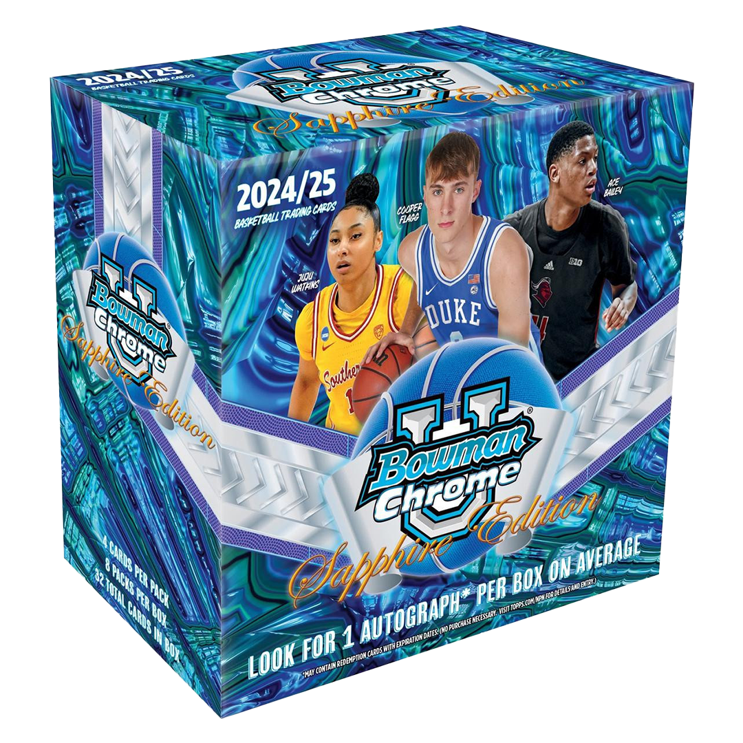 2024-25 Bowman University Chrome Basketball Sapphire Edition Box-1