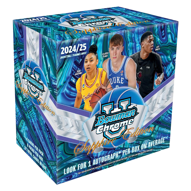 2024-25 Bowman University Chrome Basketball Sapphire Edition Box-1